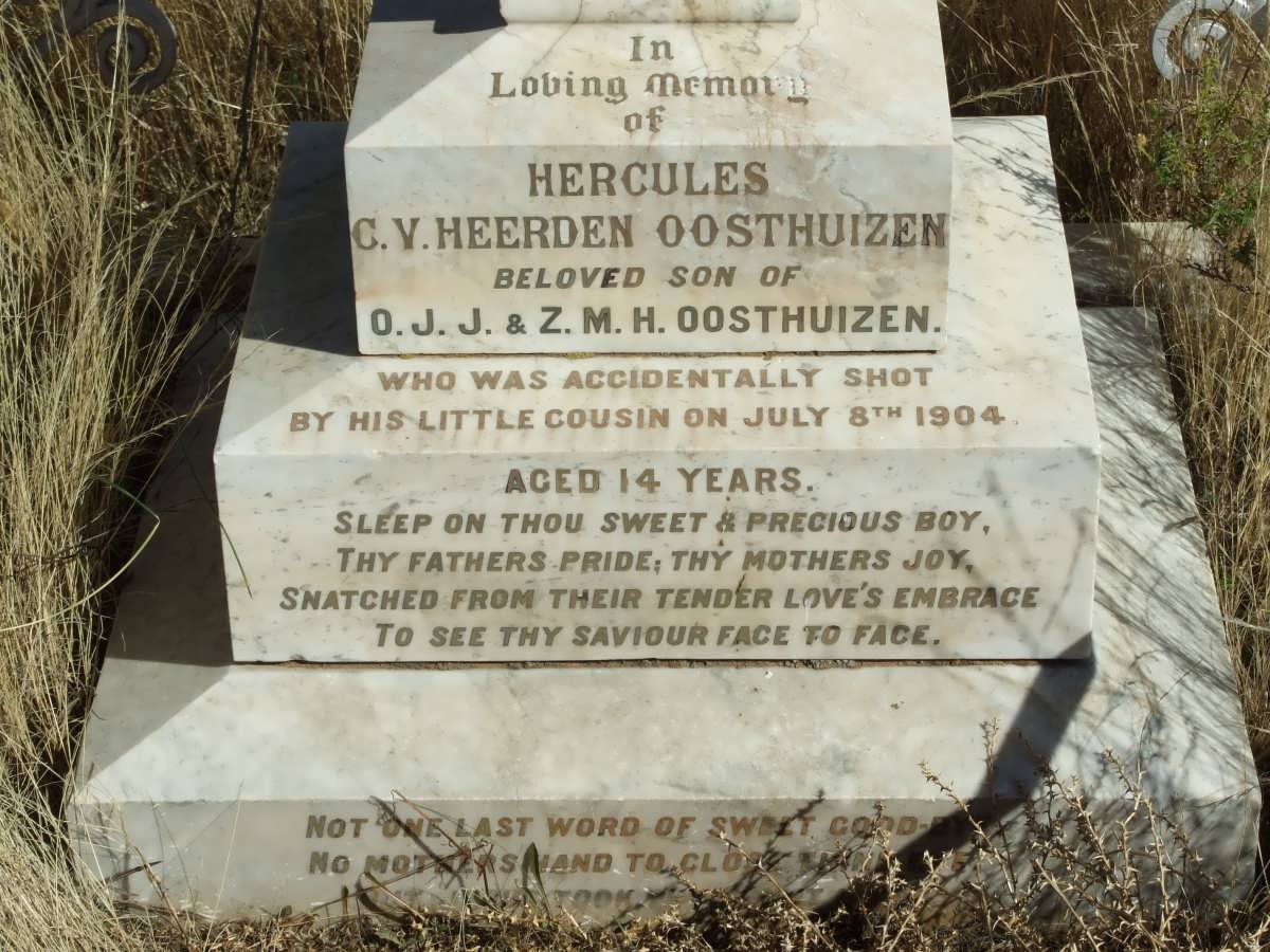 OOSTHUIZEN Hercules C. v. Heerden -1904