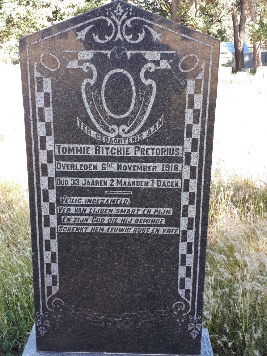 PRETORIUS Tommie Ritchie -1918