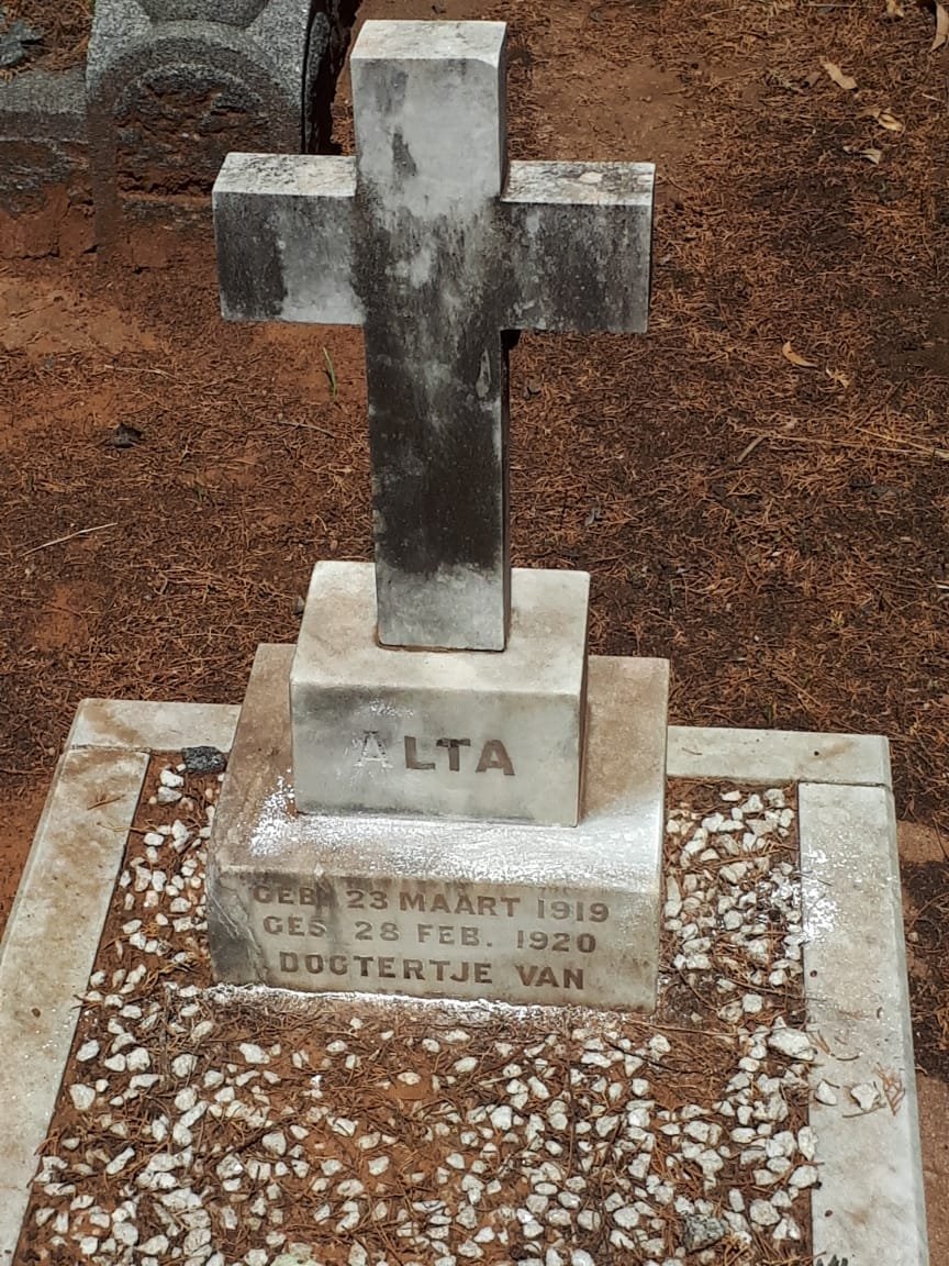 PRETORIUS Alta 1919-1920