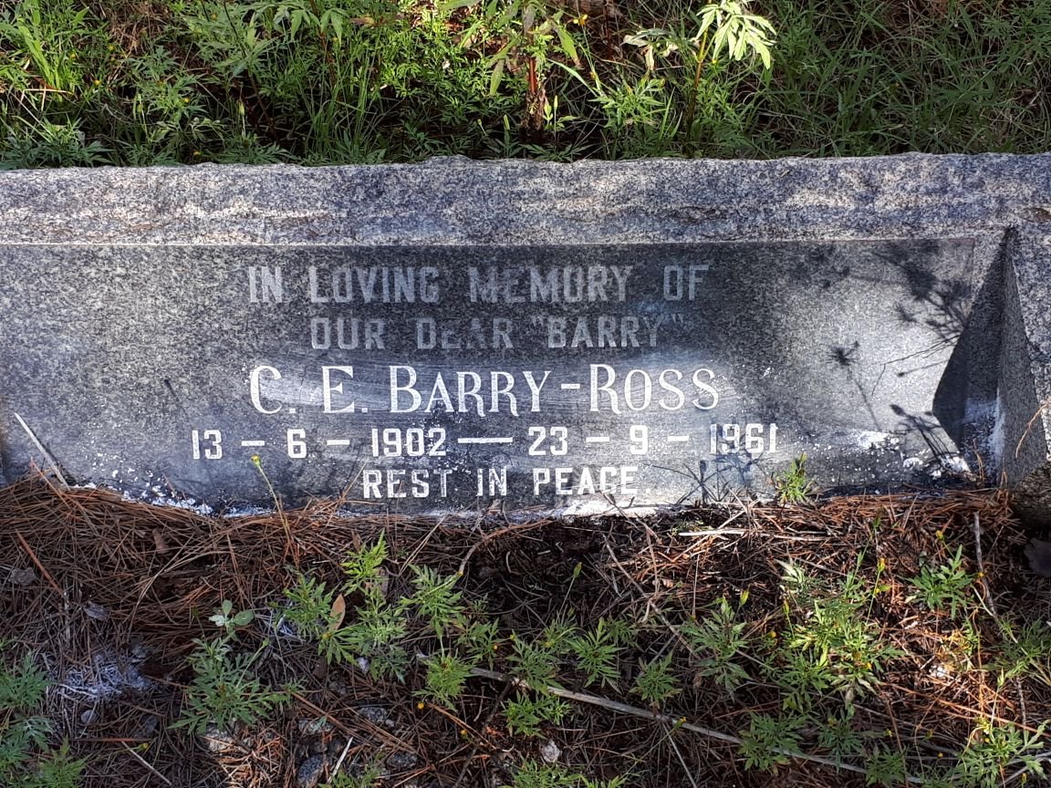 ROSS C.E., BARRY 1902-1961
