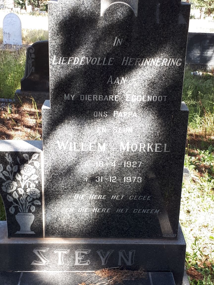 STEYN Willem Morkel 1927-1973