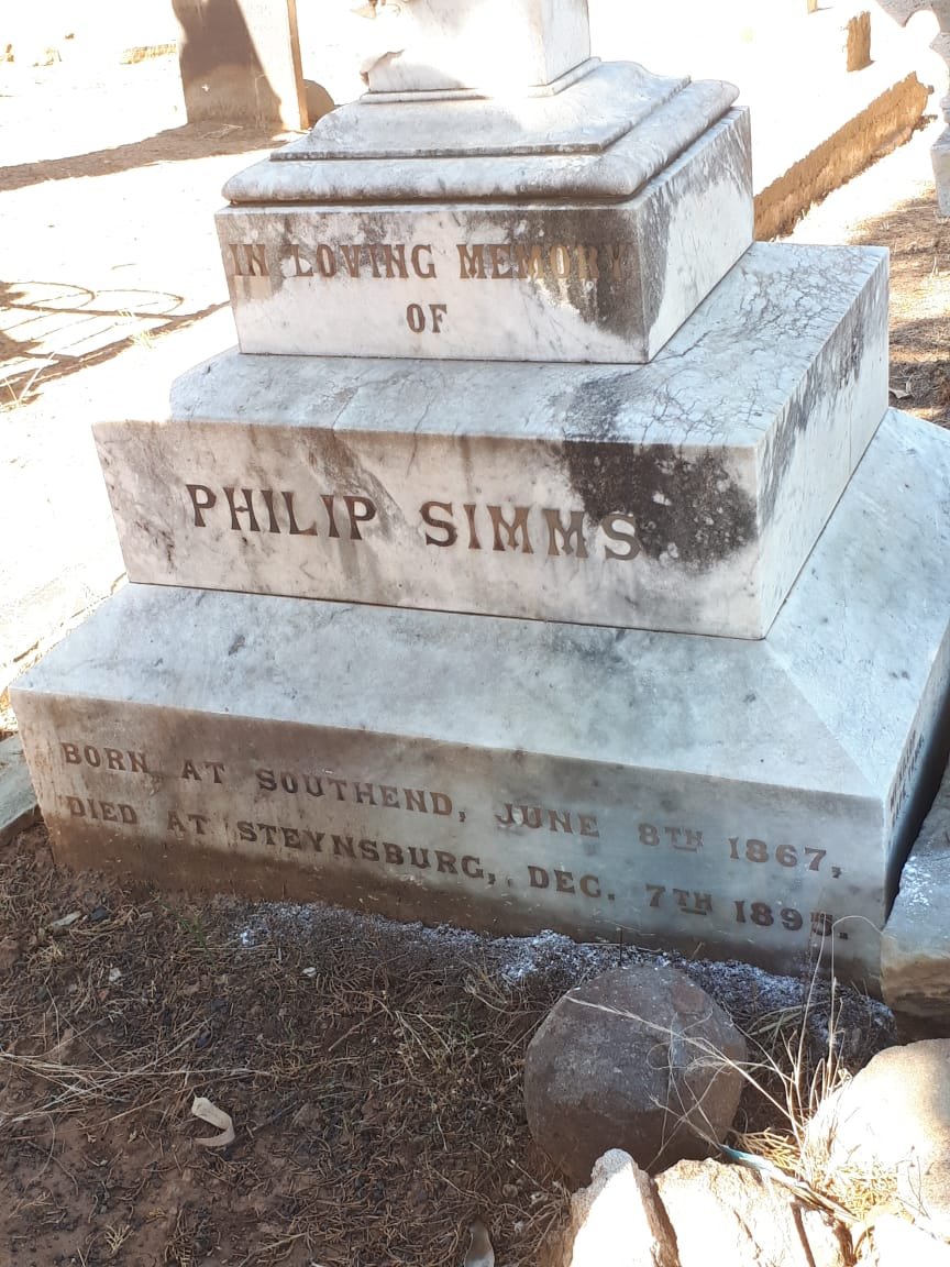 SIMMS Philip 1867-1895