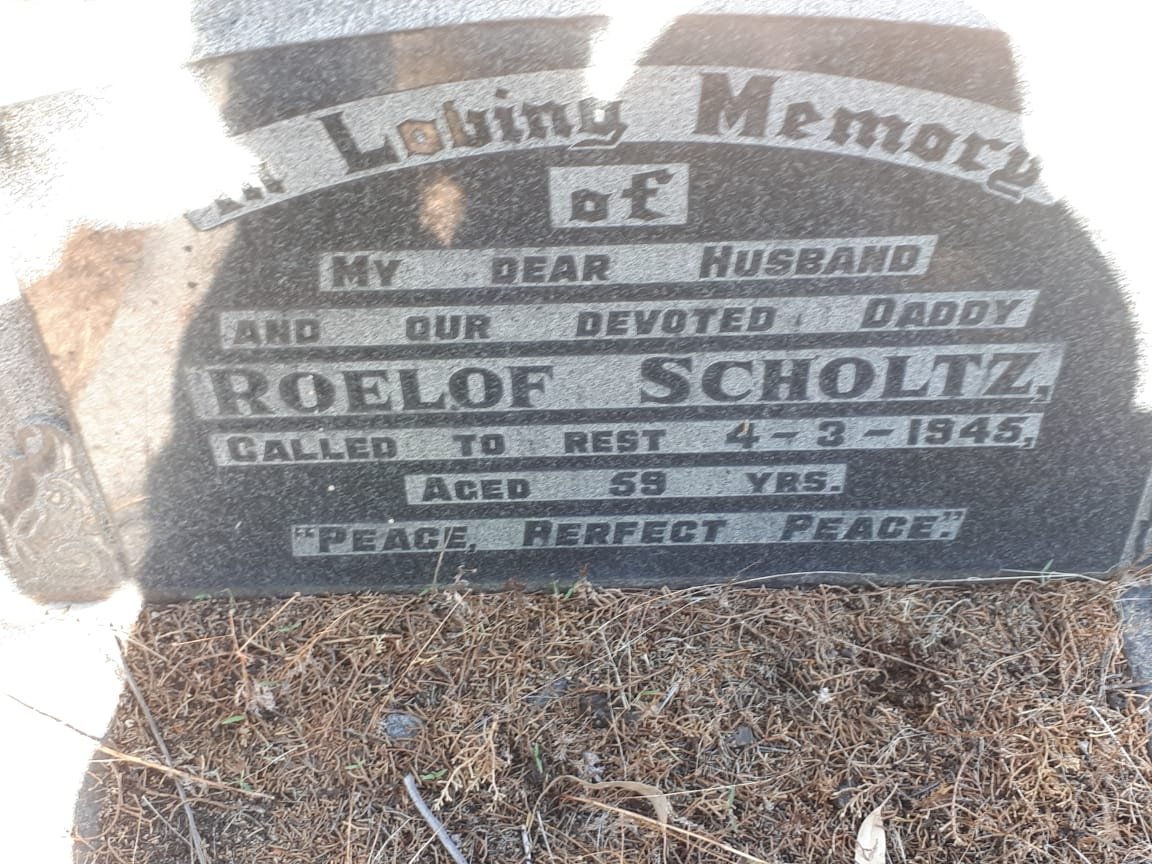 SCHOLTZ Roelof -1945