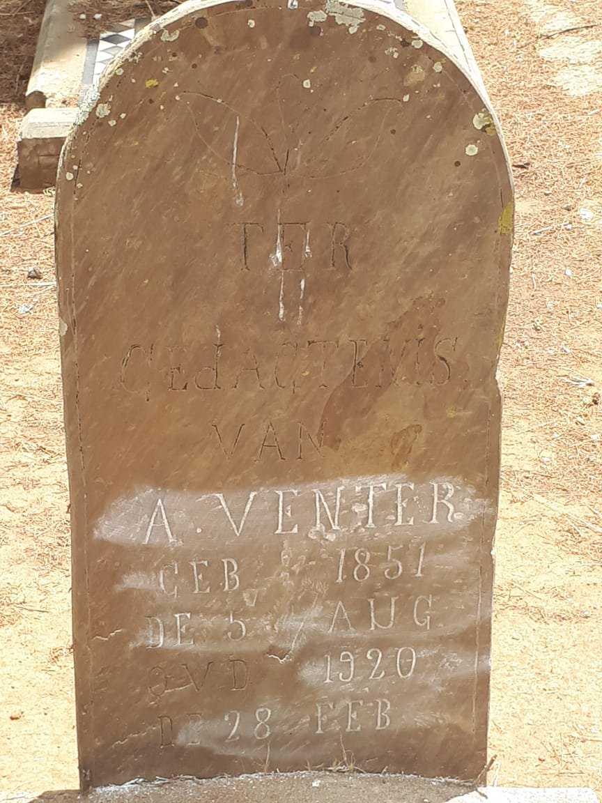 VENTER A. 1851-1920