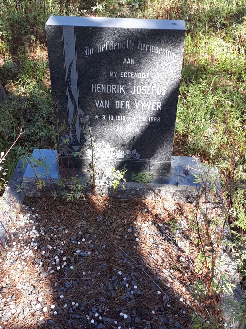 VYVER Hendrik Josefus, van der 1910-1968
