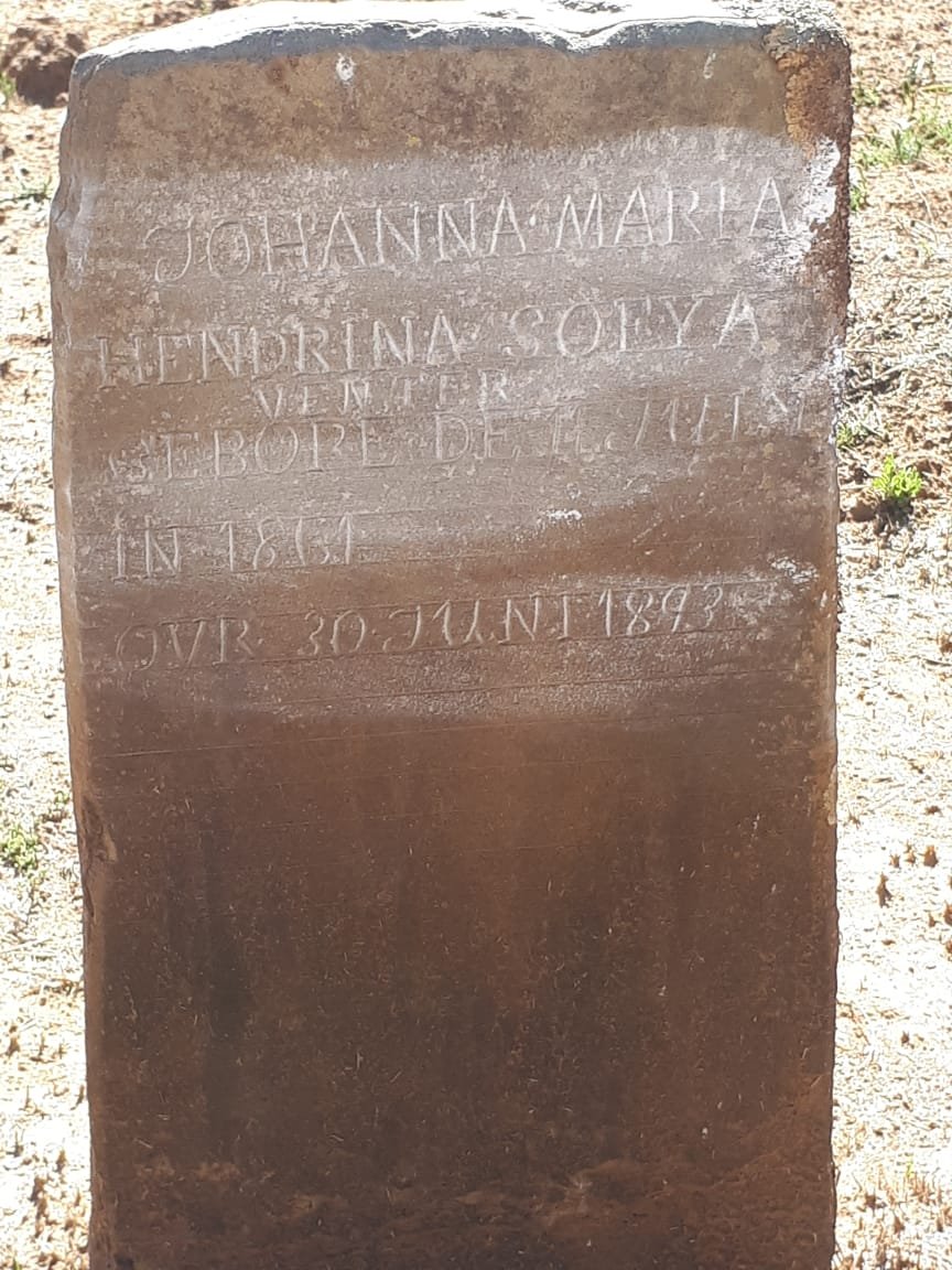 VENTER Johanna Maria Hendrina Sofya nee DE BRUIN 1861-1893