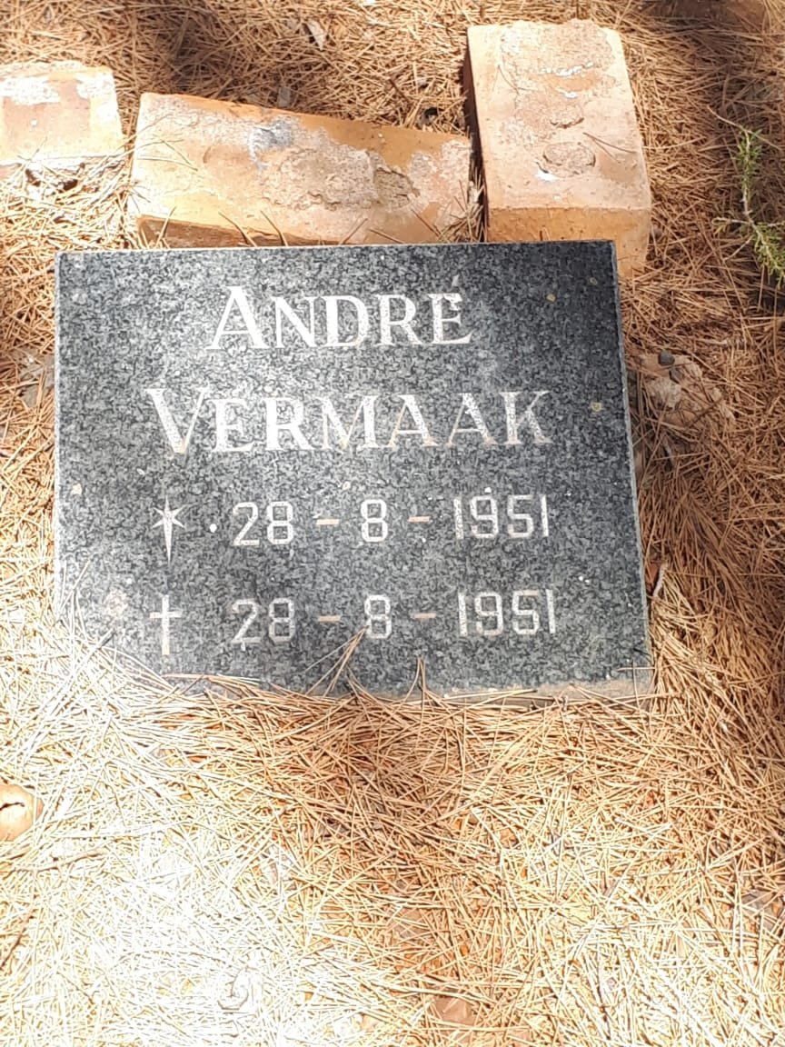 VERMAAK Andre 1951-1951