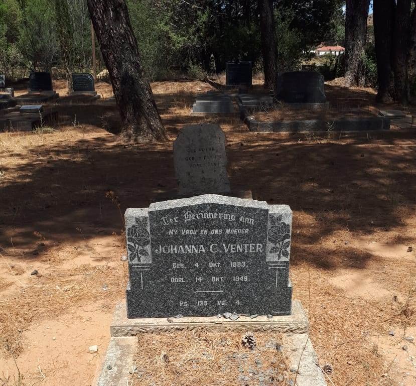 VENTER Johanna C. 1883-1949
