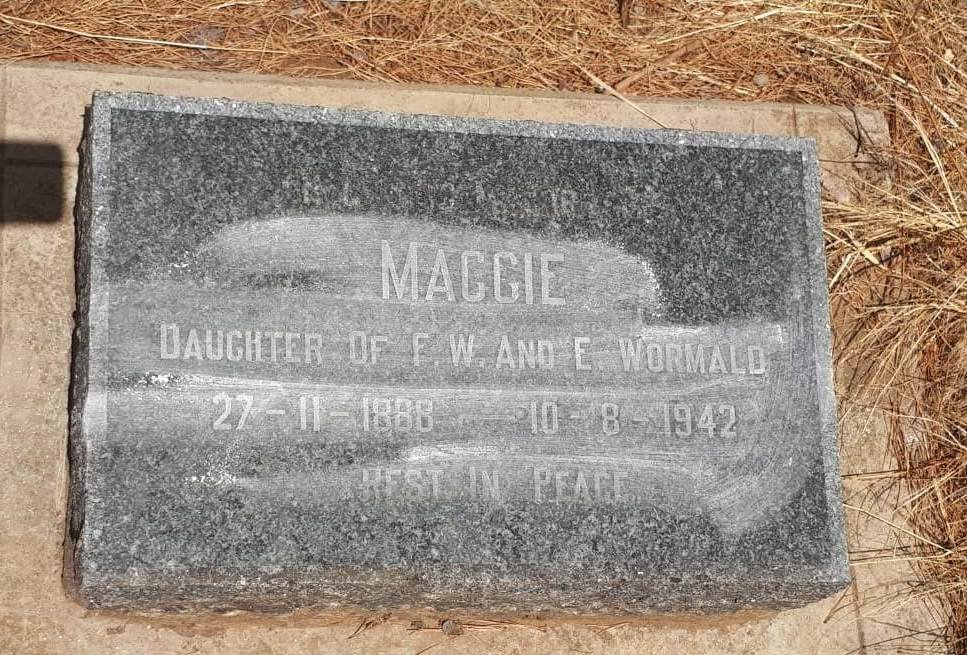 WORMALD Maggie 1888-1942