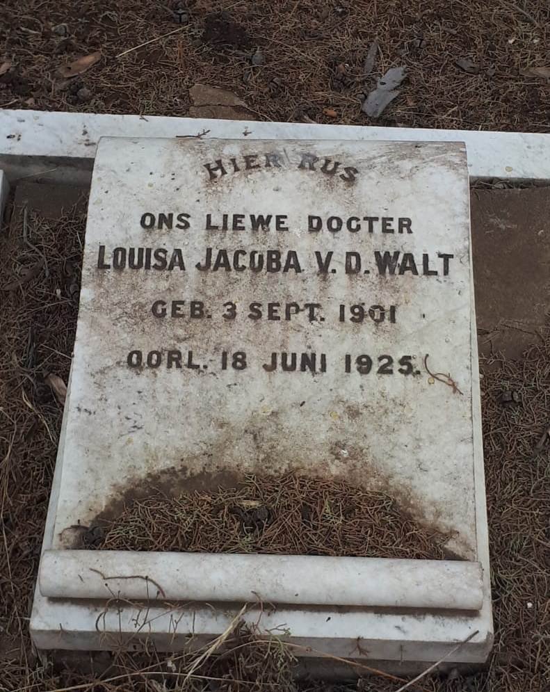 WALT Louisa Jacoba, v.d. 1901-1925