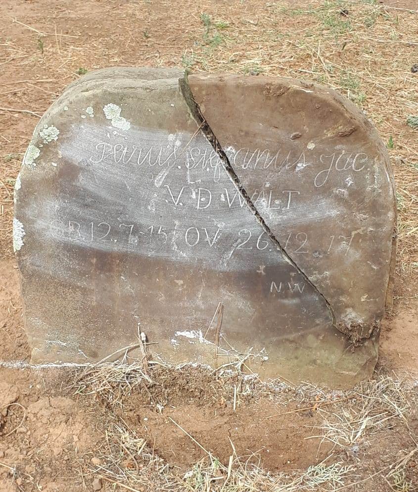 WALT Petrus Stefanus Jac, v.d. 1915-191?