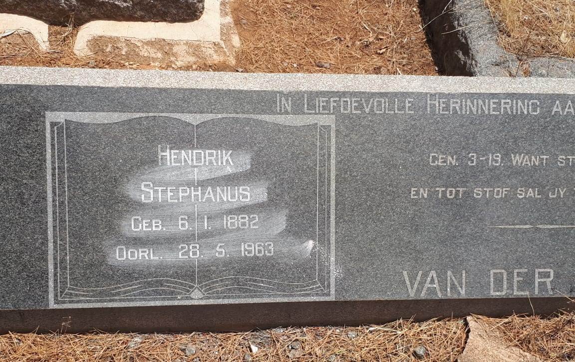 WALT Hendrik Stephanus, van der 1882-1963