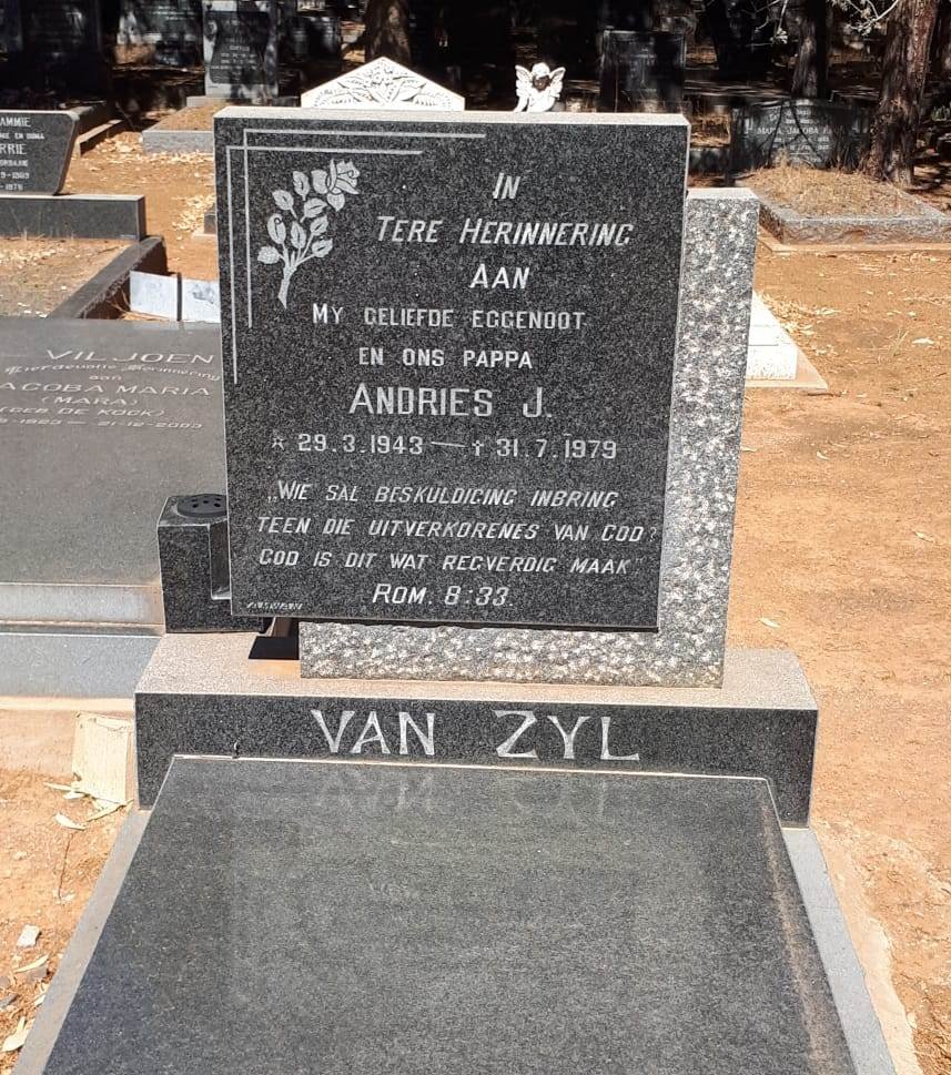 ZYL Andries J., van 1943-1979