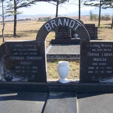 BRANDT Friedrich Christian August 1905-1977 &amp; Bertha Louisa Matilda ZEHMKE 1904-1989