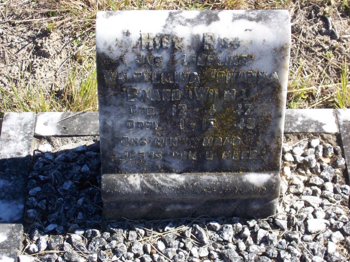BAARD Wilhelmina Johanna 1942-1943