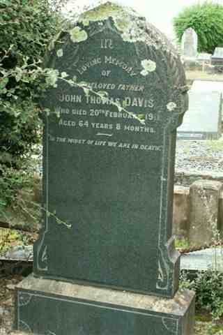 DAVIS John Thomas  -1911