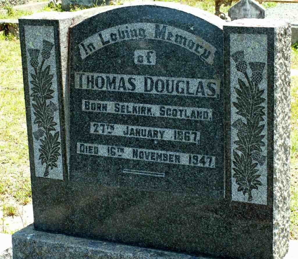 DOUGLAS Thomas 1867-1947