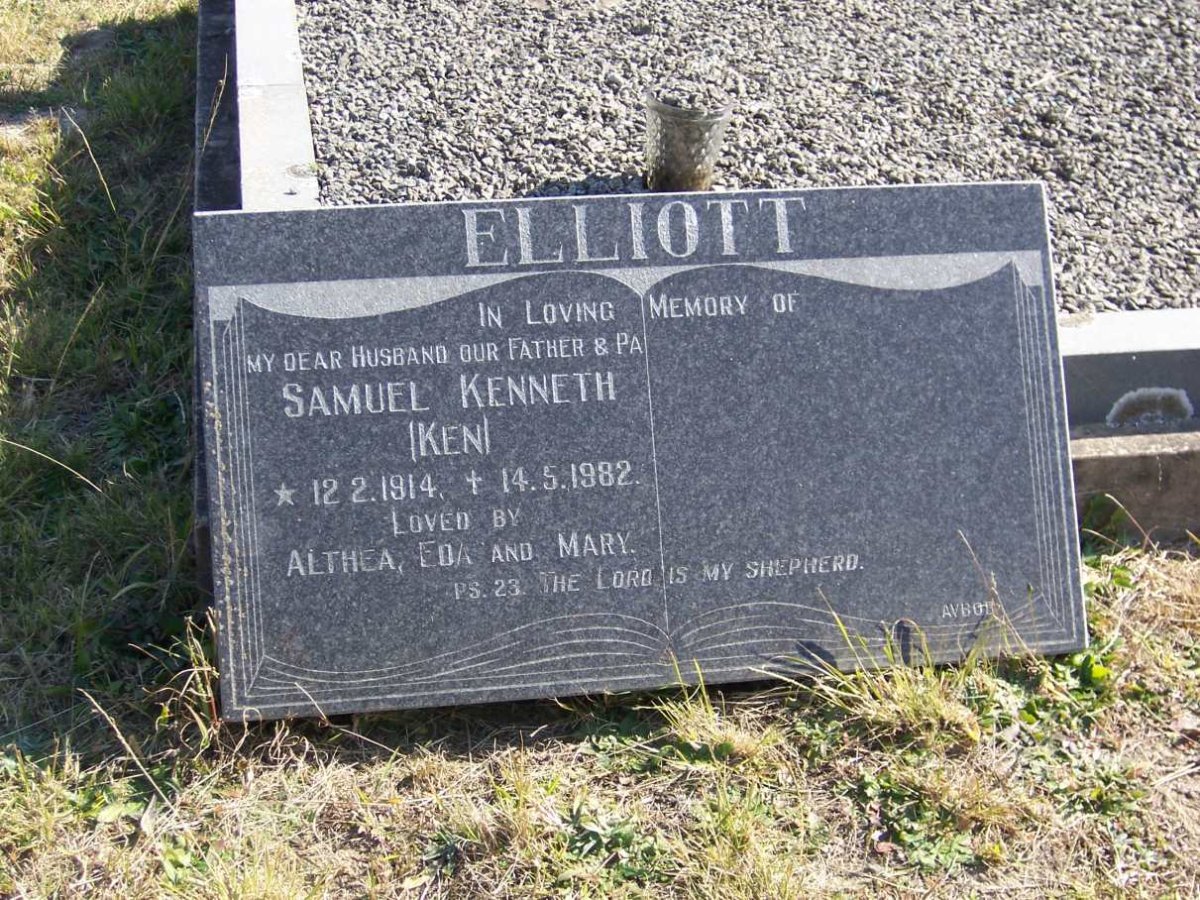 ELLIOTT Samuel Kenneth 1914-1982