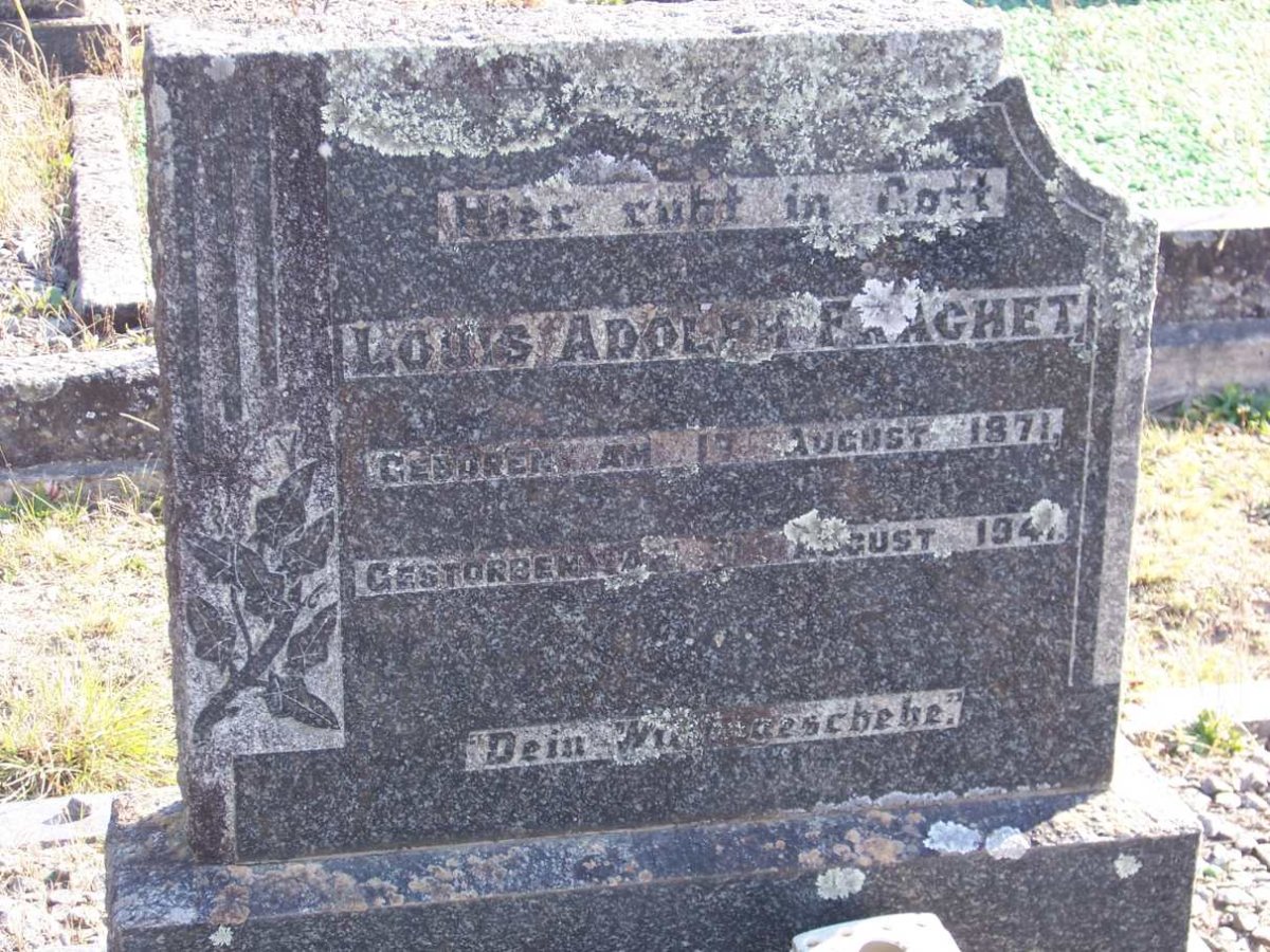 FRACHET Louis Adolph 1871-194?