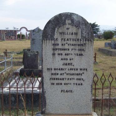 FEATHERSTONE William George -1915 &amp; Jane -1903