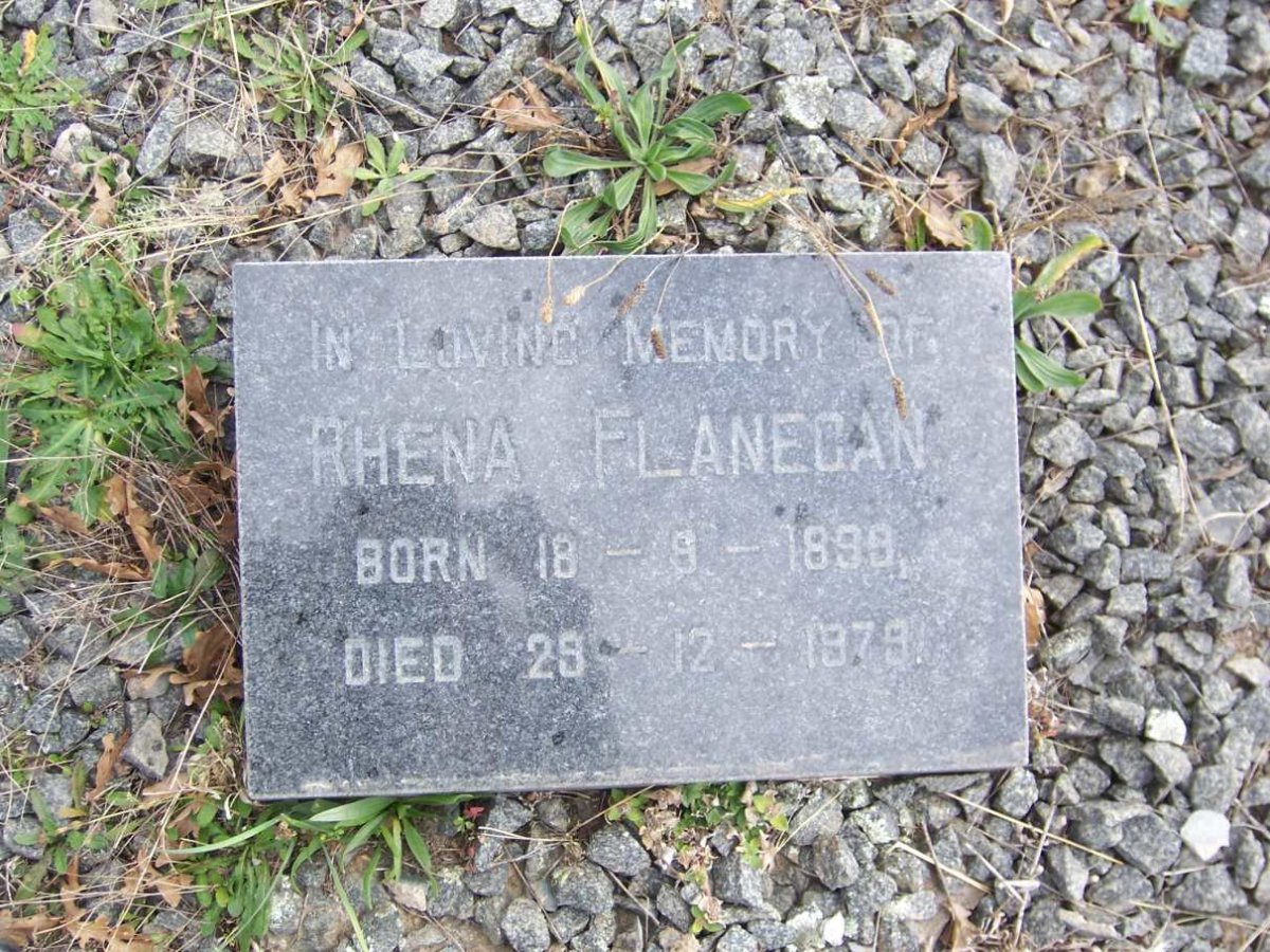 FLANEGAN Rhena 1899-1979