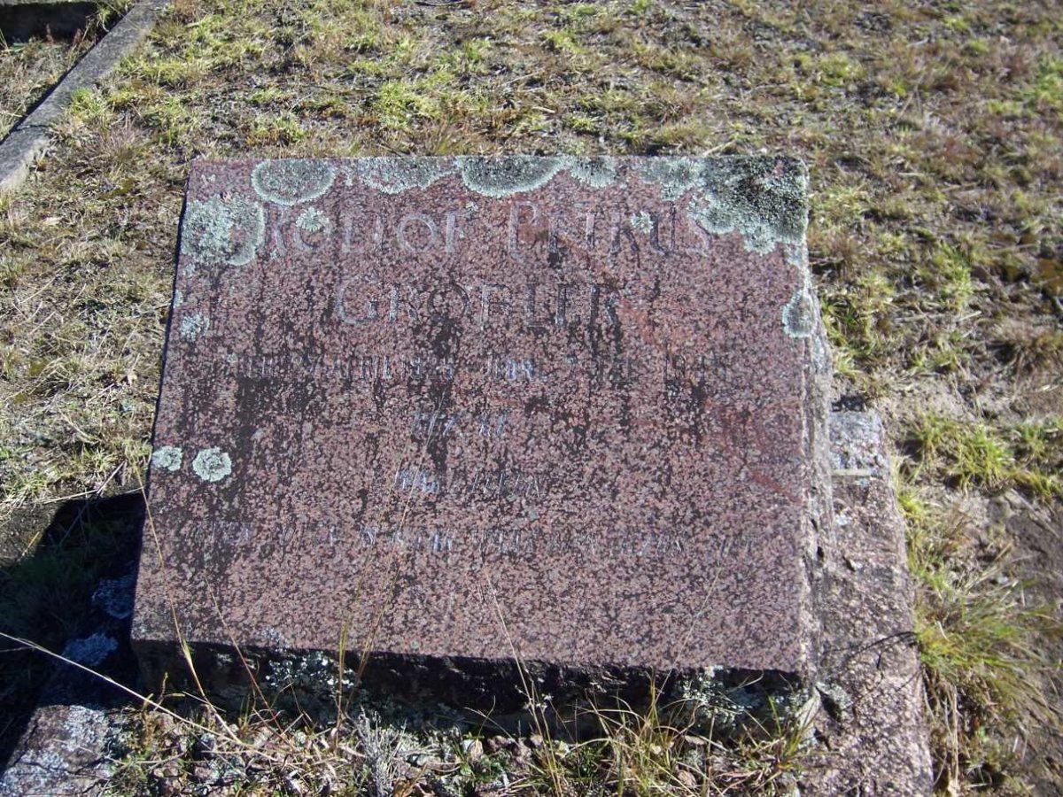 GROBLER Roelof Petrus 1928-1945
