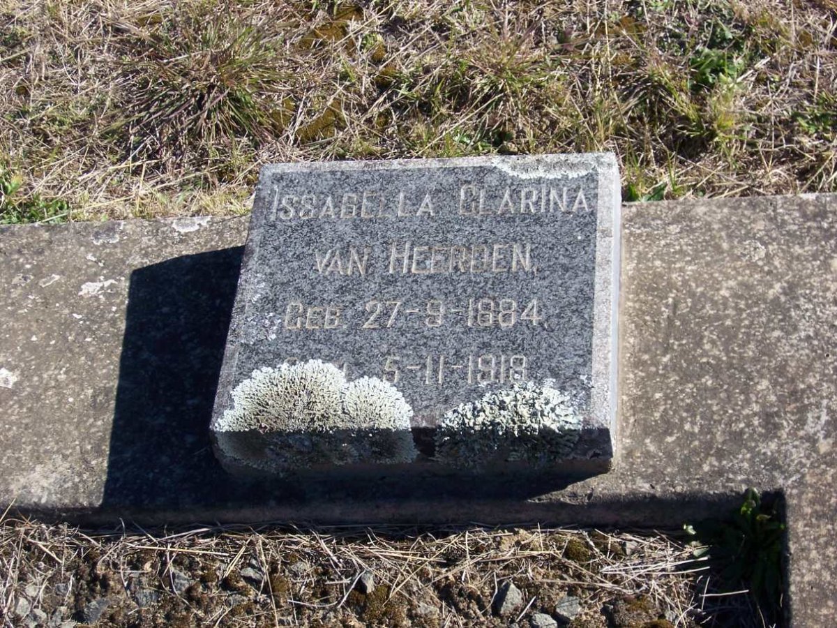 HEERDEN Issabella Clarina, van 1884-1918