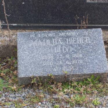 HIEBER Matilda 1888-1978