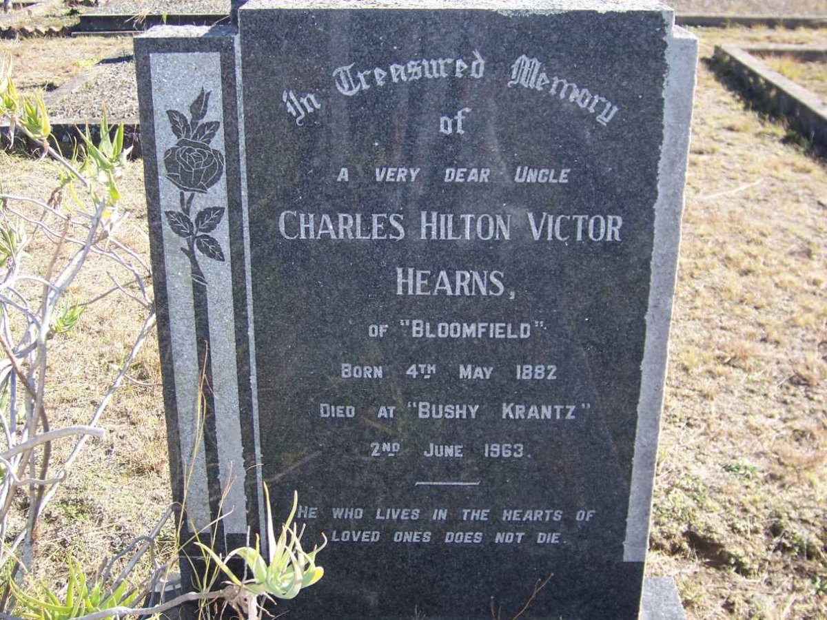 HEARNS Charles Hilton Victor 1882-1963