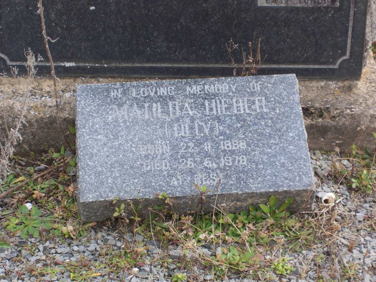 HIEBER Matilda 1888-1978