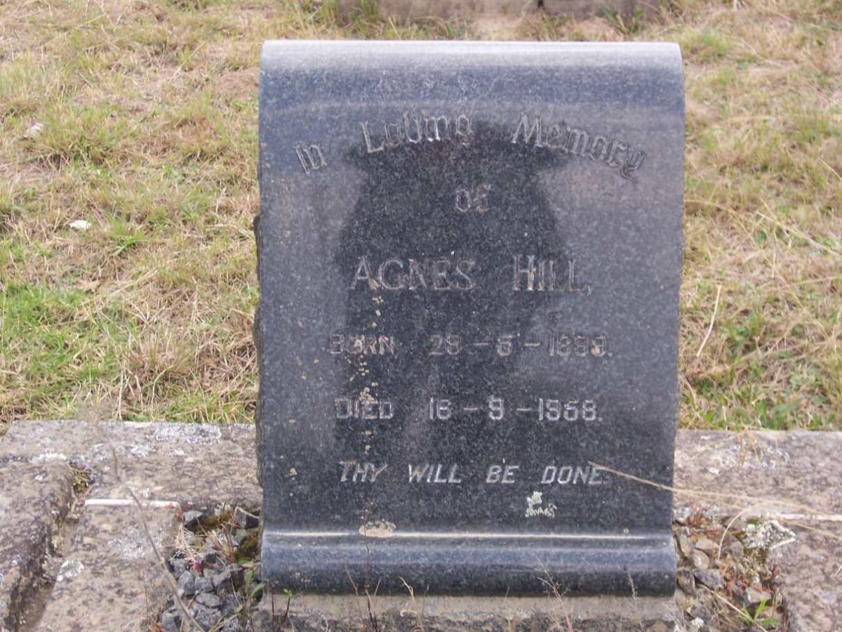 HILL Agnes 1899-1958