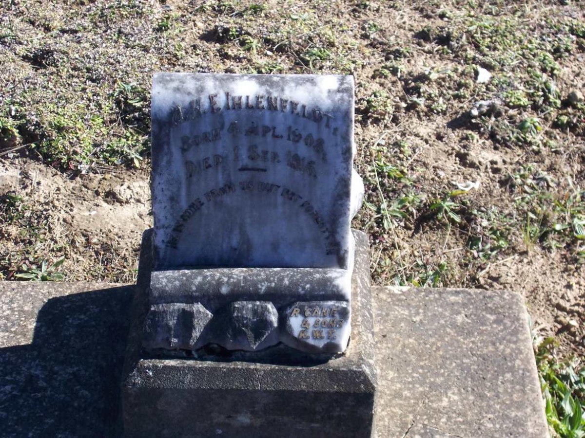 IHLENFELDT A.H.F 1908-1916