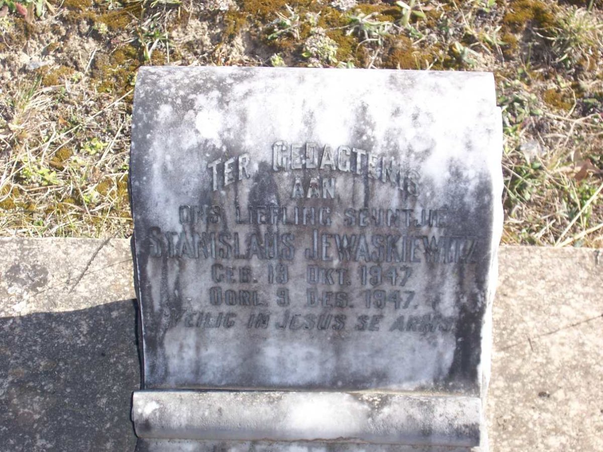 JEWASKIEWITZ Stanislaus 1947-1947