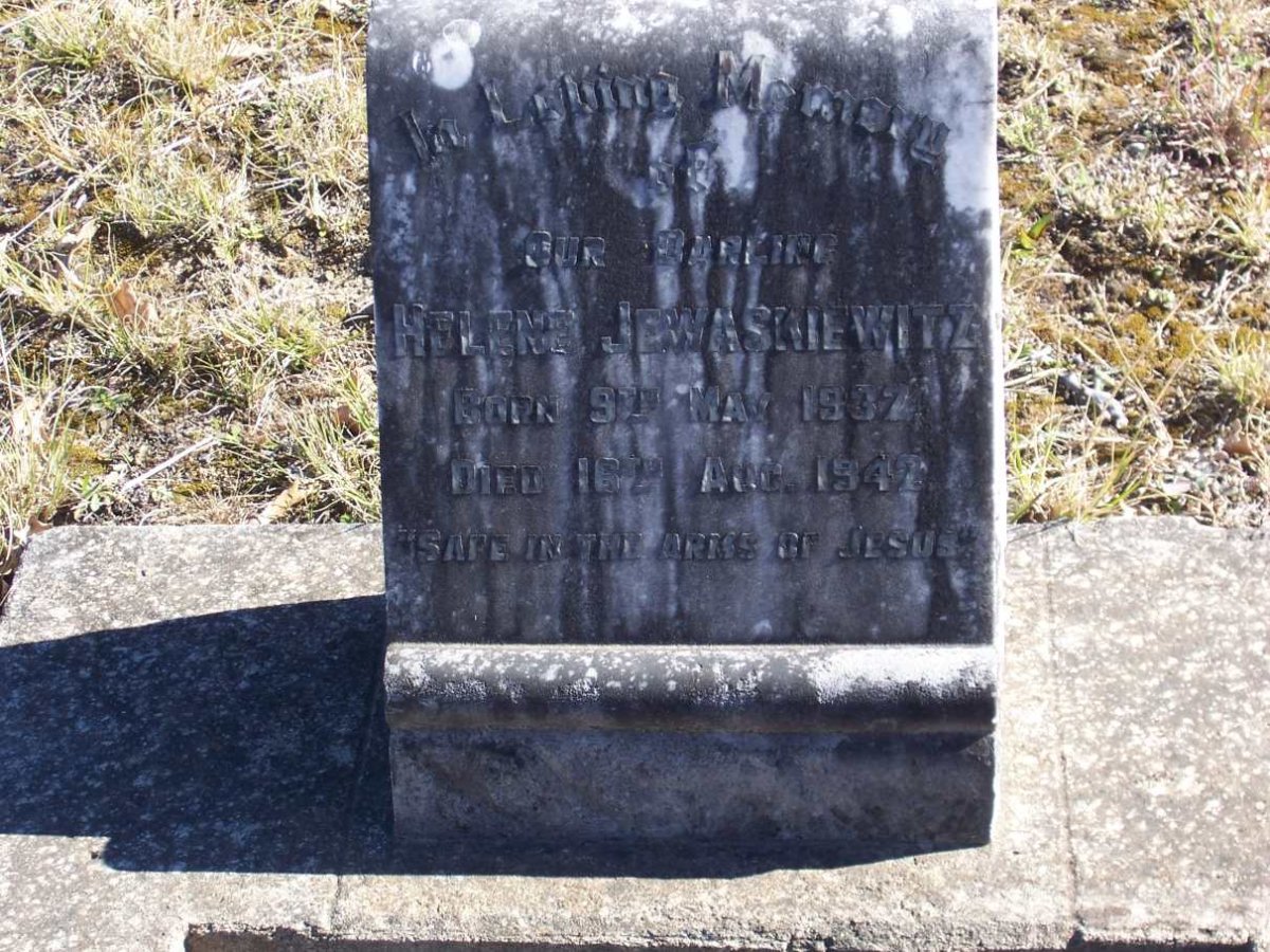 JEWASKIEWITZ Helene 1932-1942
