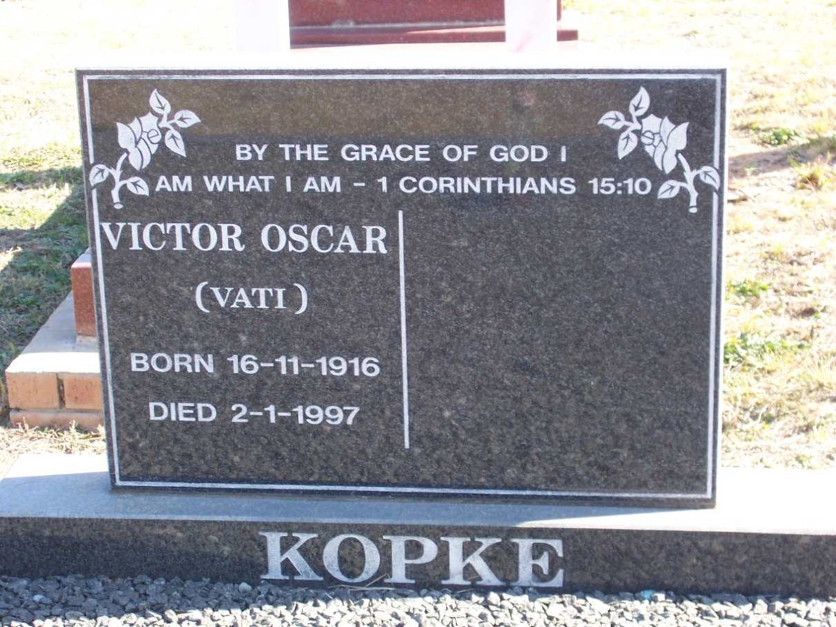 KOPKE Victor Oscar 1916-1997