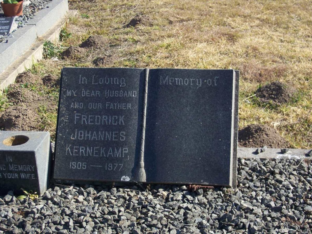 KERNEKAMP Fredrick Johannes 1905-1977