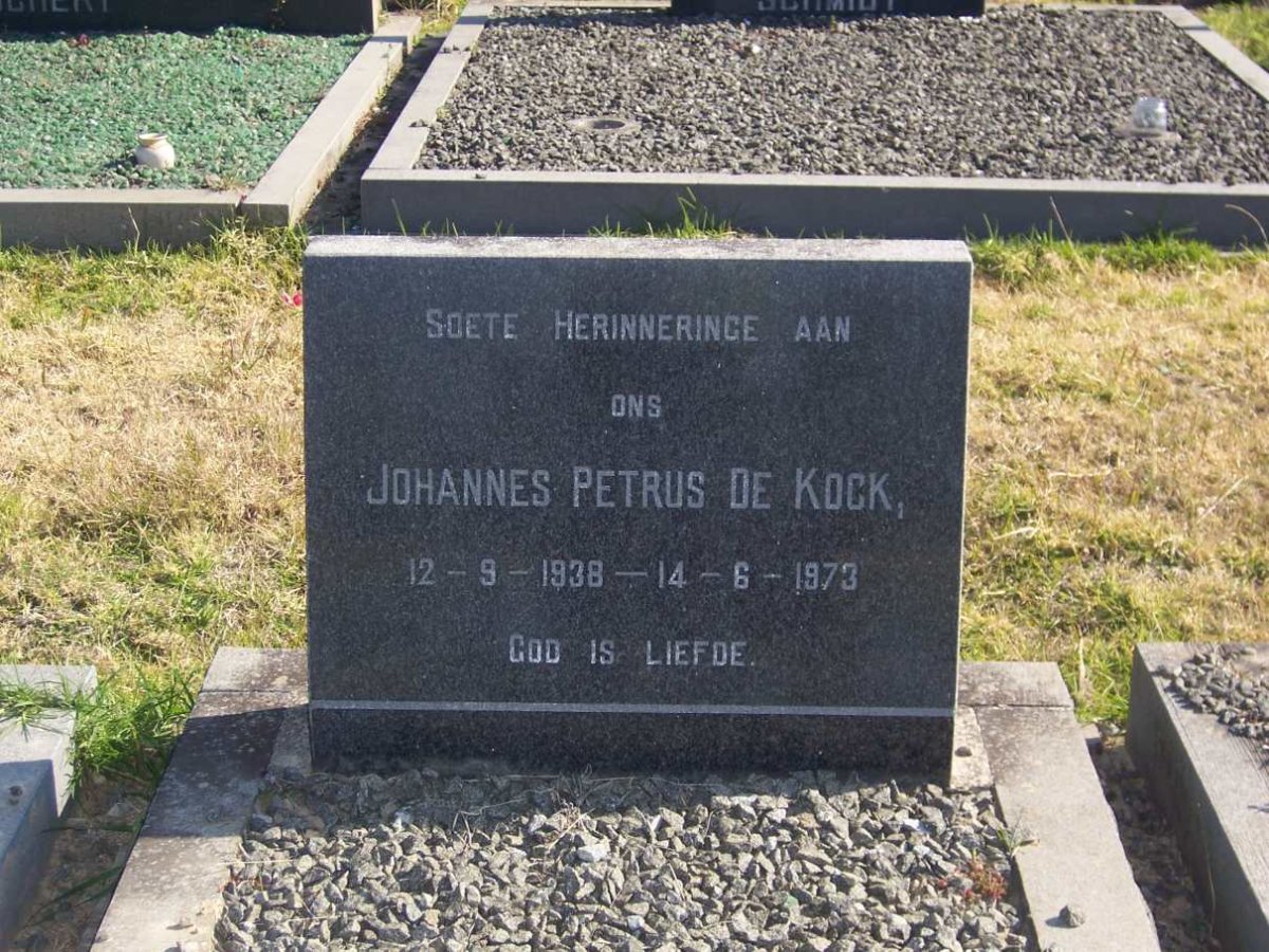 KOCK Johannes Petrus, DE 1938-1973