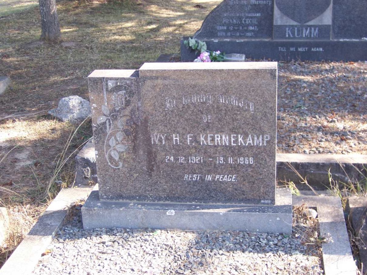 KERNEKAMP Ivy H. F. 1921-1968