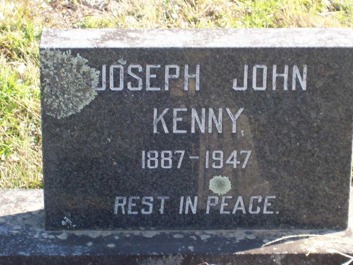 KENNY Joseph John 1887-1947