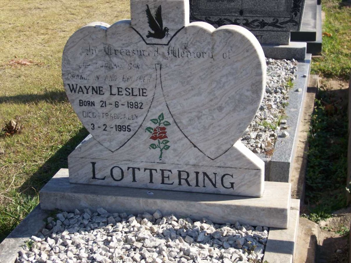 LOTTERING Wayne Leslie 1982-1995