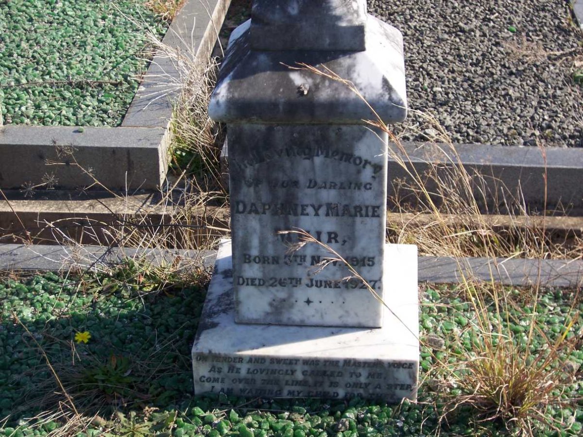 MUIR Daphney Marie 1915-1927