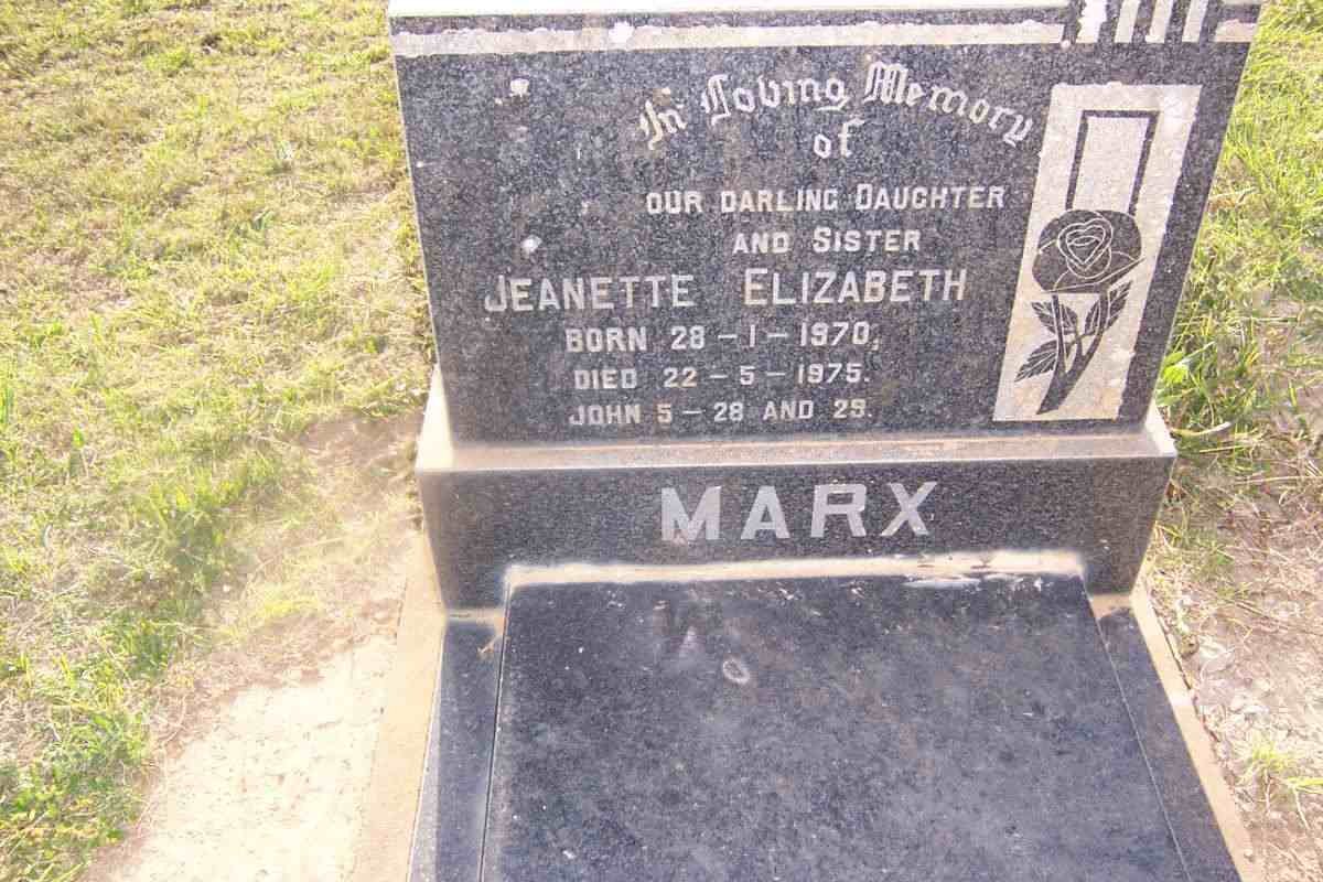 MARX Jeanetts Elizabeth 1970-1975