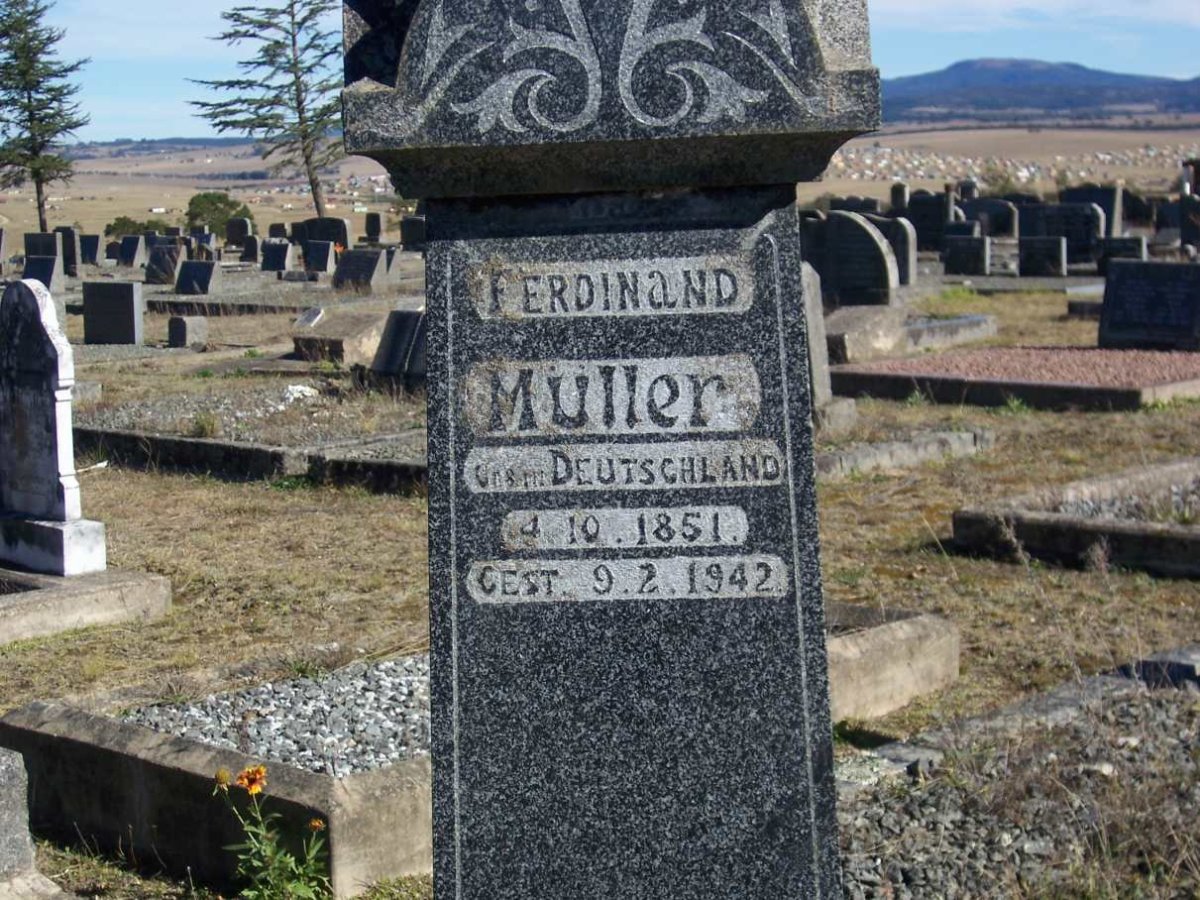 MULLER Ferdinand 1851-1942