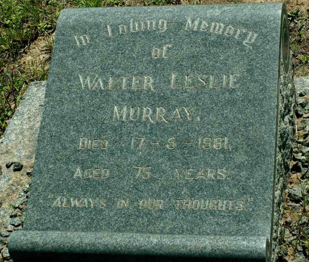 MURRAY Walter Leslie  -1961