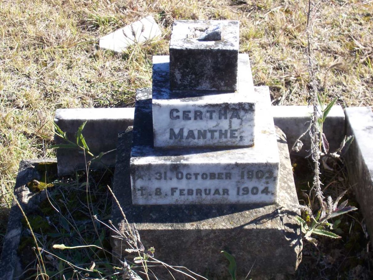 MANTHE Gertha 1903-1904