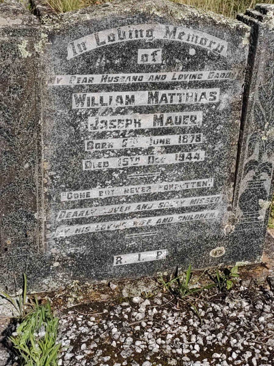 MAUER William Matthias Joseph 1878-1944