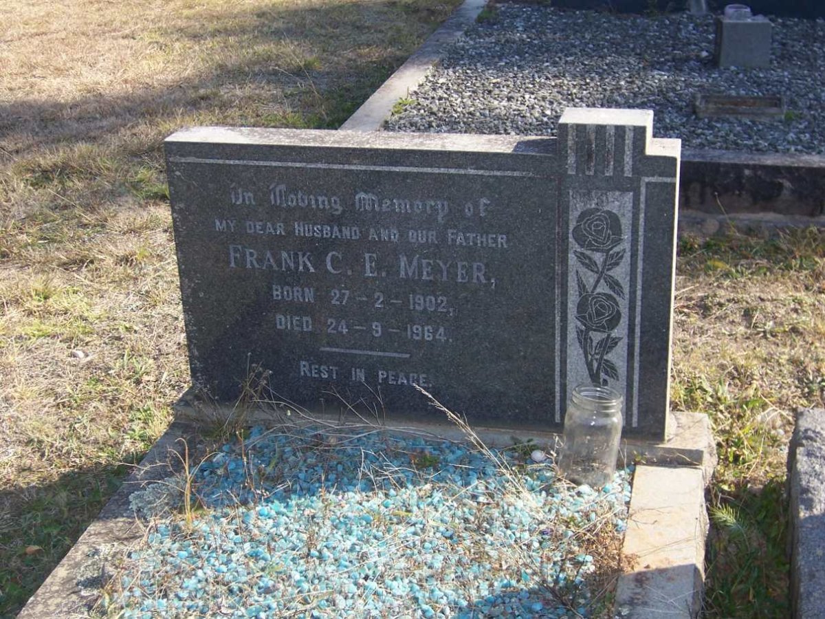 MEYER Frank C.E. 1902-1964