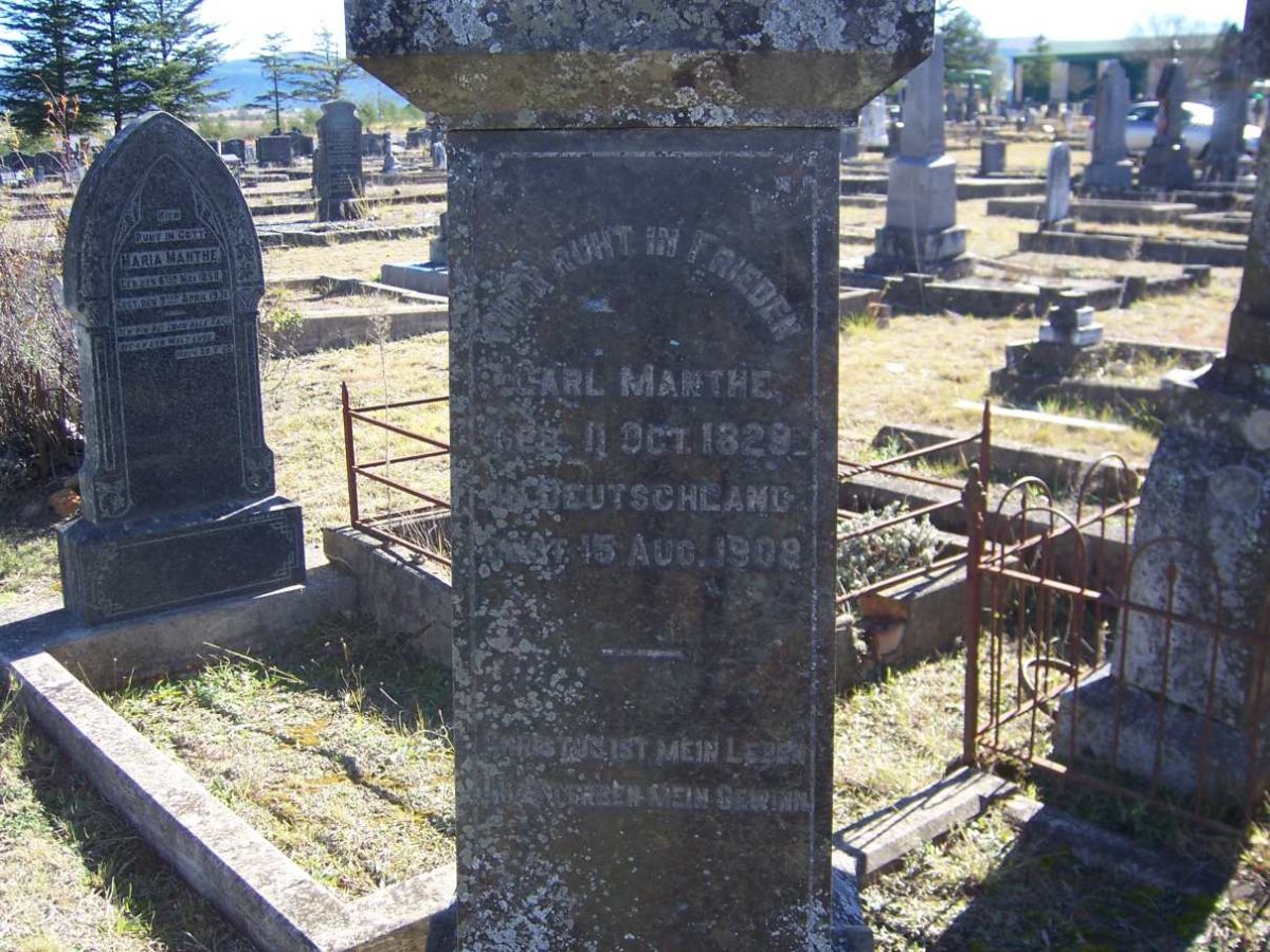 MANTHE Carl 1829-1908