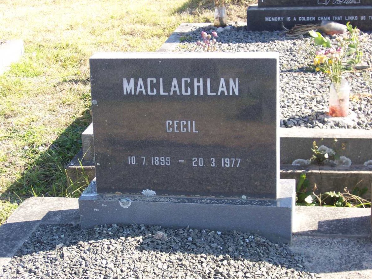 MACLACHLAN Cecil 1899-1977