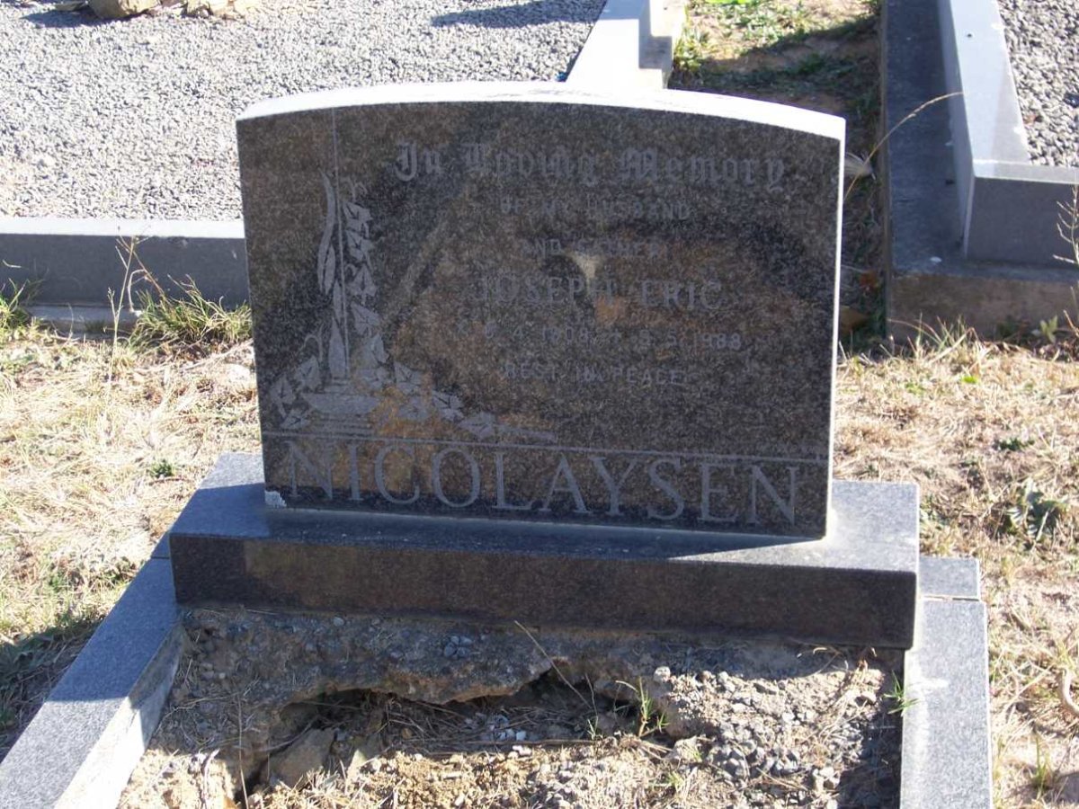 NICOLAYSEN Joseph Eric 1908-1988